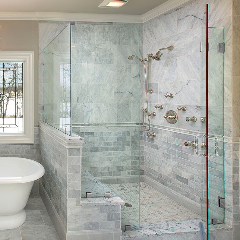 Matching vs. Mixed Metals for Bathroom Remodels - Glass Simple